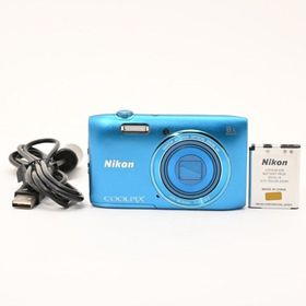 ＜良品＞ Nikon COOLPIX S3600 コバルトブルー｜2005万画素(コンパクトデジタルカメラ)