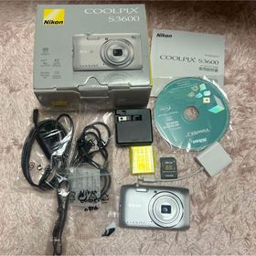 ニコン(Nikon)のNikon COOLPIX S3600 シルバー 本体(コンパクトデジタルカメラ)