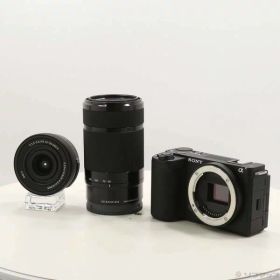 【中古】SONY(ソニー) VLOGCAM ZV-E10 II ダブルズームレンズキット ブラック ZV-E10M2X B 【262-ud】