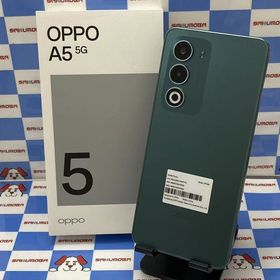 即日発送可OPPO A5 5G 128GB グリーン OPG06 AU版SIMフリー 新品同様