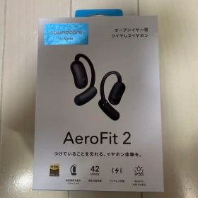 soundcore AeroFit 2 ワイヤレスイヤホン ミッドナイトブラック