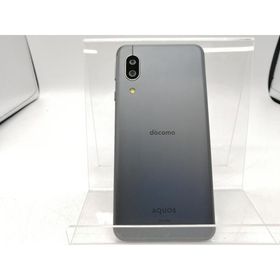 【中古】SHARP docomo 【SIMロック解除済み】 AQUOS sense3 Black 4GB 64GB SH-02M【大阪本店】保証期間１ヶ月【ランクB】