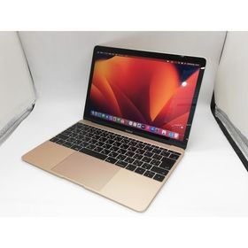 【中古】Apple MacBook 12インチ CoreM3:1.2GHz 256GB ゴールド MNYK2J/A (Mid 2017)【福岡天神】保証期間１ヶ月【ランクC】