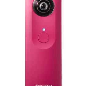 【中古】【1ヶ月保証】 リコー RICOH THETA m15 ピンク 全天球 360度カメラ