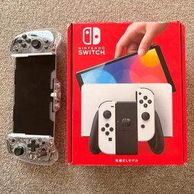 ニンテンドウ(任天堂)のNintendo Switch 有機EL 美品 ドックほぼ未使用 動作良好(家庭用ゲーム機本体)