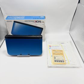 ニンテンドー3DS(ニンテンドー3DS)の【週末限定値下げ】ニンテンドー 3DS LL 本体 ブルー×ブラック 箱付き(家庭用ゲーム機本体)