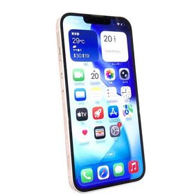 中古 Apple iPhone13 128GB ピンク MLNE3J／A SIMフリー ネットワーク利用制限▲判定 ※赤ロム保証あります