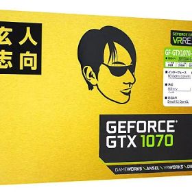 [bn:1] 玄人志向グラボ GF-GTX1070-E8GB/OC2/DF PCIExp 8GB 元箱あり
