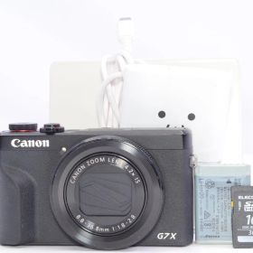 Canon PowerShot G7 X Mark III ブラック 動作確認済み SDカード付 コンディション良好