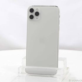 〔中古〕Apple(アップル) iPhone11 Pro Max 256GB シルバー MWHK2J／A SIMフリー〔348-ud〕
