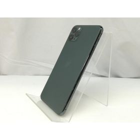 【中古】Apple docomo 【SIMロック解除済み】 iPhone 11 Pro Max 512GB ミッドナイトグリーン MWHR2J/A【札幌】保証期間１ヶ月【ランクB】