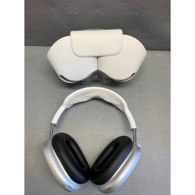 アップル(Apple)の美品 Apple AirPods Max ブルートゥースヘッドホン シルバー色(ヘッドフォン/イヤフォン)