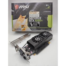 エムエスアイ(msi)のMSI GeForce GTX 1050 Ti 4GT LP 箱付き中古(PCパーツ)
