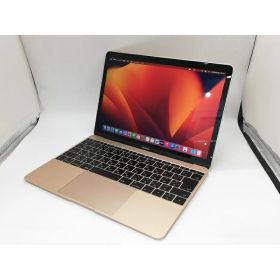 【中古】Apple MacBook 12インチ CoreM3:1.2GHz 256GB ゴールド MNYK2J/A (Mid 2017)【福岡天神】保証期間1ヶ月【ランクC】