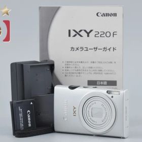 【中古】Canon キヤノン IXY 220F シルバー コンパクトデジタルカメラ
