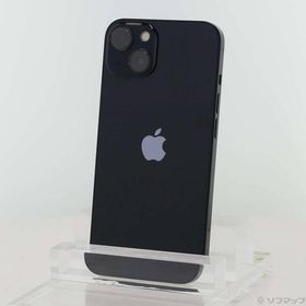 〔中古〕Apple(アップル) iPhone13 128GB ミッドナイト MLNC3J／A SIMフリー〔305-ud〕