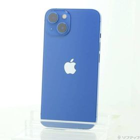 〔中古〕Apple(アップル) iPhone13 128GB ブルー MLNG3J／A SIMフリー〔247-ud〕