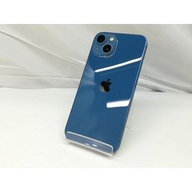 【中古】Apple docomo 【SIMフリー】 iPhone 13 128GB ブルー MLNG3J/A【札幌】保証期間１ヶ月【ランクC】