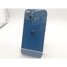 【中古】Apple au 【SIMフリー】 iPhone 13 128GB ブルー MLNG3J/A【柏】保証期間１ヶ月【ランクB】