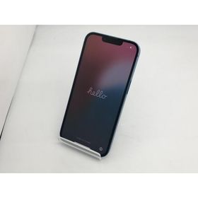 【中古】Apple au 【SIMフリー】 iPhone 13 128GB ブルー MLNG3J/A【広島本通】保証期間１ヶ月【ランクB】