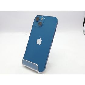 【中古】Apple au 【SIMフリー】 iPhone 13 128GB ブルー MLNG3J/A【立川フロム中武】保証期間１ヶ月【ランクB】