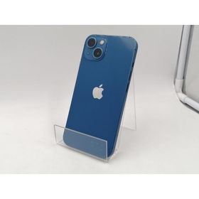 【中古】Apple docomo 【SIMフリー】 iPhone 13 128GB ブルー MLNG3J/A【千葉】保証期間１ヶ月【ランクB】