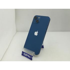 【中古】Apple SoftBank 【SIMフリー】 iPhone 13 128GB ブルー MLNG3J/A【大須】保証期間１ヶ月【ランクB】