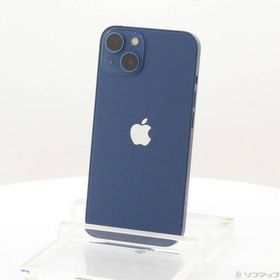 〔中古〕Apple(アップル) iPhone13 128GB ブルー MLNG3J／A SIMフリー〔377-ud〕