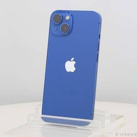 〔中古〕Apple(アップル) iPhone13 128GB ブルー MLNG3J／A SIMフリー〔377-ud〕