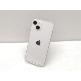 【中古】Apple docomo 【SIMフリー】 iPhone 13 256GB スターライト MLNJ3J/A【仙台イービーンズ】保証期間１ヶ月【ランクB】