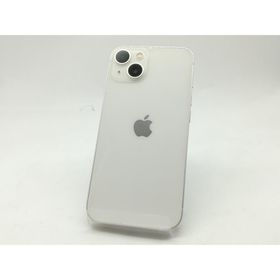 【中古】Apple docomo 【SIMフリー】 iPhone 13 256GB スターライト MLNJ3J/A【広島】保証期間１ヶ月【ランクB】