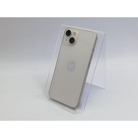 【中古】Apple SoftBank 【SIMフリー】 iPhone 13 256GB スターライト MLNJ3J/A【大宮東口】保証期間１ヶ月【ランクB】
