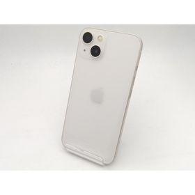 【中古】Apple au 【SIMフリー】 iPhone 13 256GB スターライト MLNJ3J/A【なんば】保証期間１週間【ランクC】