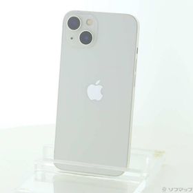 〔中古〕Apple(アップル) iPhone13 256GB スターライト MLNJ3J／A SIMフリー〔196-ud〕