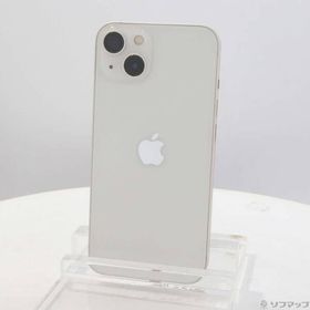 〔中古〕Apple(アップル) iPhone13 256GB スターライト MLNJ3J／A SIMフリー〔247-ud〕