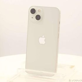 〔中古〕Apple(アップル) iPhone13 256GB スターライト MLNJ3J／A SIMフリー〔348-ud〕