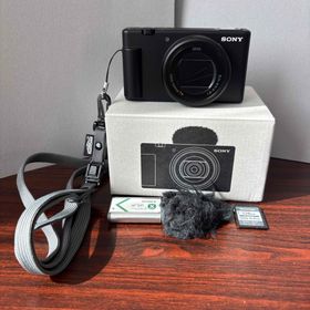 ソニー(SONY)のSONY デジタルカメラ VLOG ZV-1M2(B) 良いSDカード付き(コンパクトデジタルカメラ)