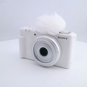 ソニー(SONY)の【中古】(ソニー) SONY VLOGCAM ZV-1F ホワイト(コンパクトデジタルカメラ)