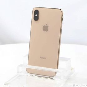 〔中古〕Apple(アップル) iPhoneXS 64GB ゴールド MTAY2J／A SIMフリー〔198-ud〕