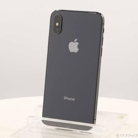 〔中古〕Apple(アップル) iPhoneXS 256GB スペースグレイ MTE02J／A SIMフリー〔352-ud〕
