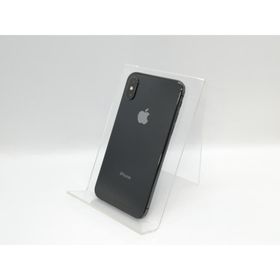 【中古】Apple au 【SIMロック解除済み】 iPhone XS 64GB スペースグレイ MTAW2J/A【京都】保証期間１ヶ月【ランクB】