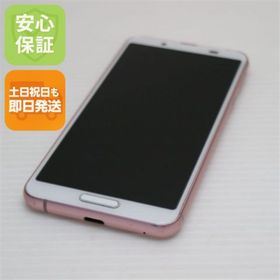 アクオス(AQUOS)のSHV45 ソフトピンク スマホ 白ロム M999(スマートフォン本体)