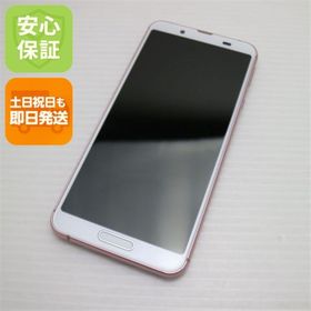 アクオス(AQUOS)の超美品 SHV45 ソフトピンク スマホ 白ロム M999(スマートフォン本体)