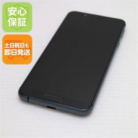 アクオス(AQUOS)の超美品 SHV45 ブラック スマホ 白ロム M444(スマートフォン本体)