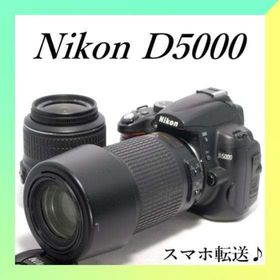 ニコン(Nikon)の✨Nikon D5000✨ダブルレンズキット✨ショット数少✨ニコン一眼レフ✨(デジタル一眼)