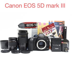 キヤノン(Canon)の一眼レフ Canon EOS 5D mark III標準&望遠ダブルレンズセット(デジタル一眼)