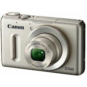 【中古】Canon デジタルカメラ PowerShot S100 シルバー PSS100(SL) 1210万画素 広角24mm 光学5倍ズーム 3.0型TFT液晶カラーモニター(コンパクトデジタルカメラ)