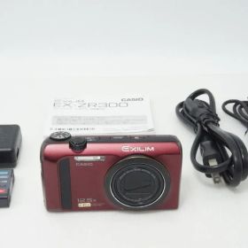 良品 CASIO カシオ HIGH SPEED EXILIM EX-ZR300 コンパクトデジタルカメラ レッド 260508o