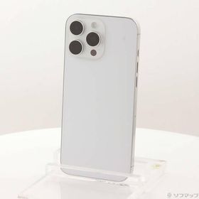 〔中古〕Apple(アップル) iPhone16 Pro Max 256GB ホワイトチタニウム MYWH3J／A SIMフリー〔198-ud〕