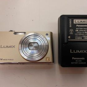 【中古】 パナソニック デジタルカメラ ルミックス リュクスゴールド DMC-FX66-N 当店保証30日間 人気 ミラーレス 一眼レフ 交換レンズ カメラ